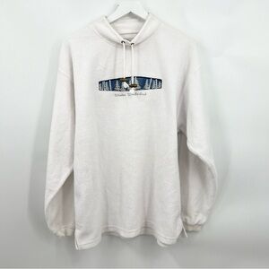 VTG Desert Heat Embroidered Winter Wonderland Christmas Fleece Pullover Sweater
